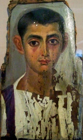 A Boy, Antinoopolis, AD 120-130 (Dijon, Musée des Beaux-Arts, GA 1)